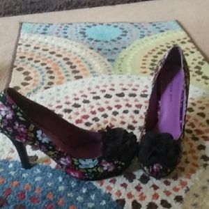 Floral desighn heels